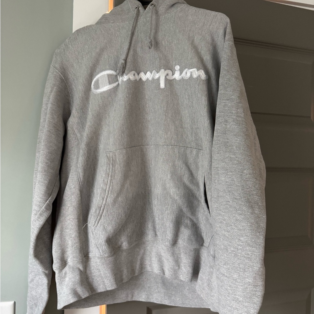 Champion Light Gray Men's Hoodie